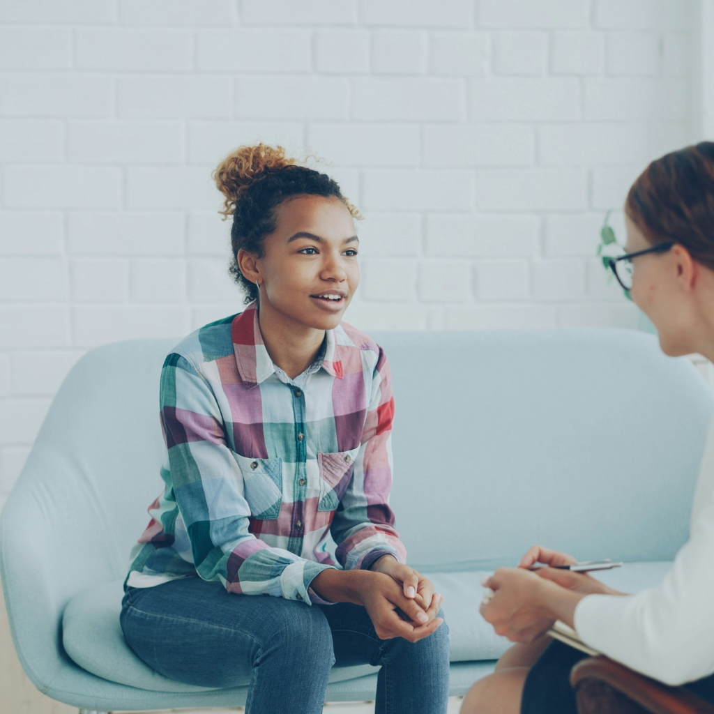 Professional online therapy session with a licensed psychologist